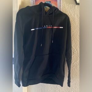Black Paris Hoodie